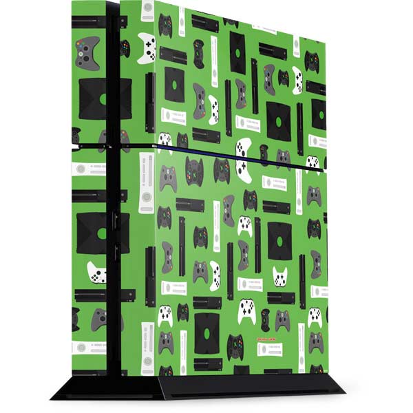 Retro Xbox Gaming Pattern PlayStation PS4 Skins
