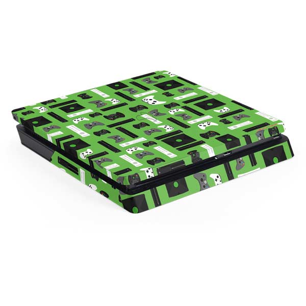 Retro Xbox Gaming Pattern PlayStation PS4 Skins