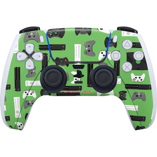Retro Xbox Gaming Pattern PlayStation PS5 Skins
