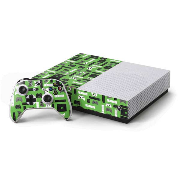 Retro Xbox Gaming Pattern Xbox One Skins
