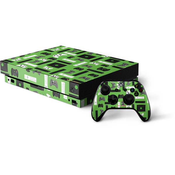 Retro Xbox Gaming Pattern Xbox One Skins