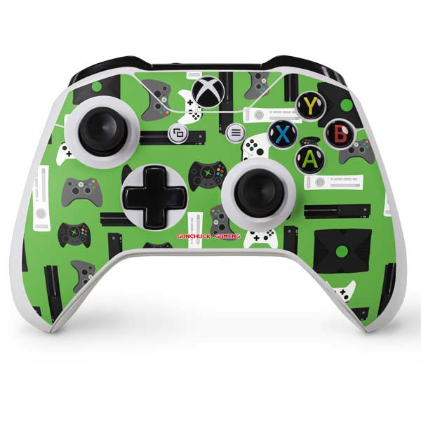 Retro Xbox Gaming Pattern Xbox One Skins