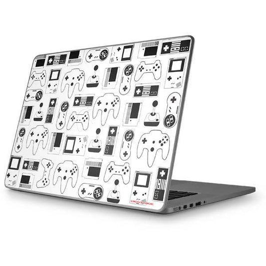 Retro Gaming Design Pattern MacBook Skins