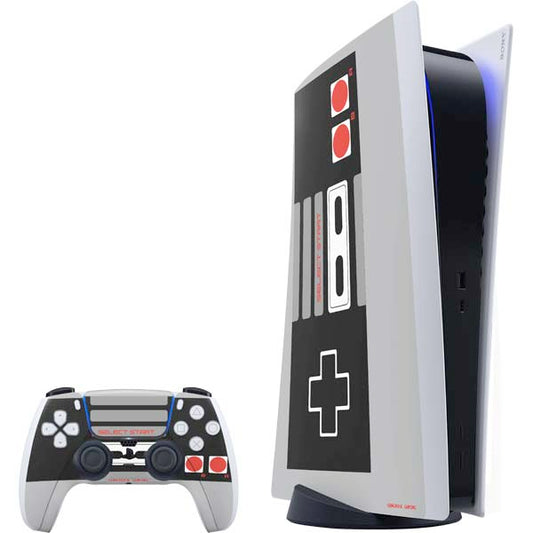 Retro Nintendo Controller design PlayStation PS5 Skins