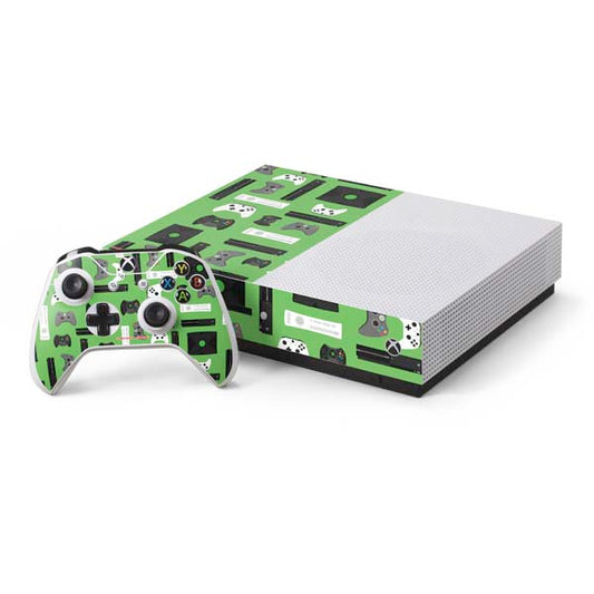Retro Xbox Gaming Pattern Xbox One Skins